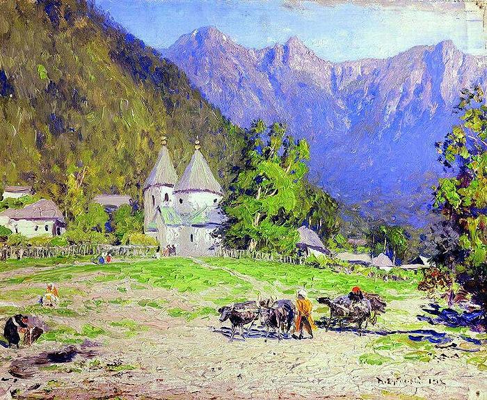 Nikolay Nikanorovich Dubovskoy Krasnaya Polyana France oil painting art